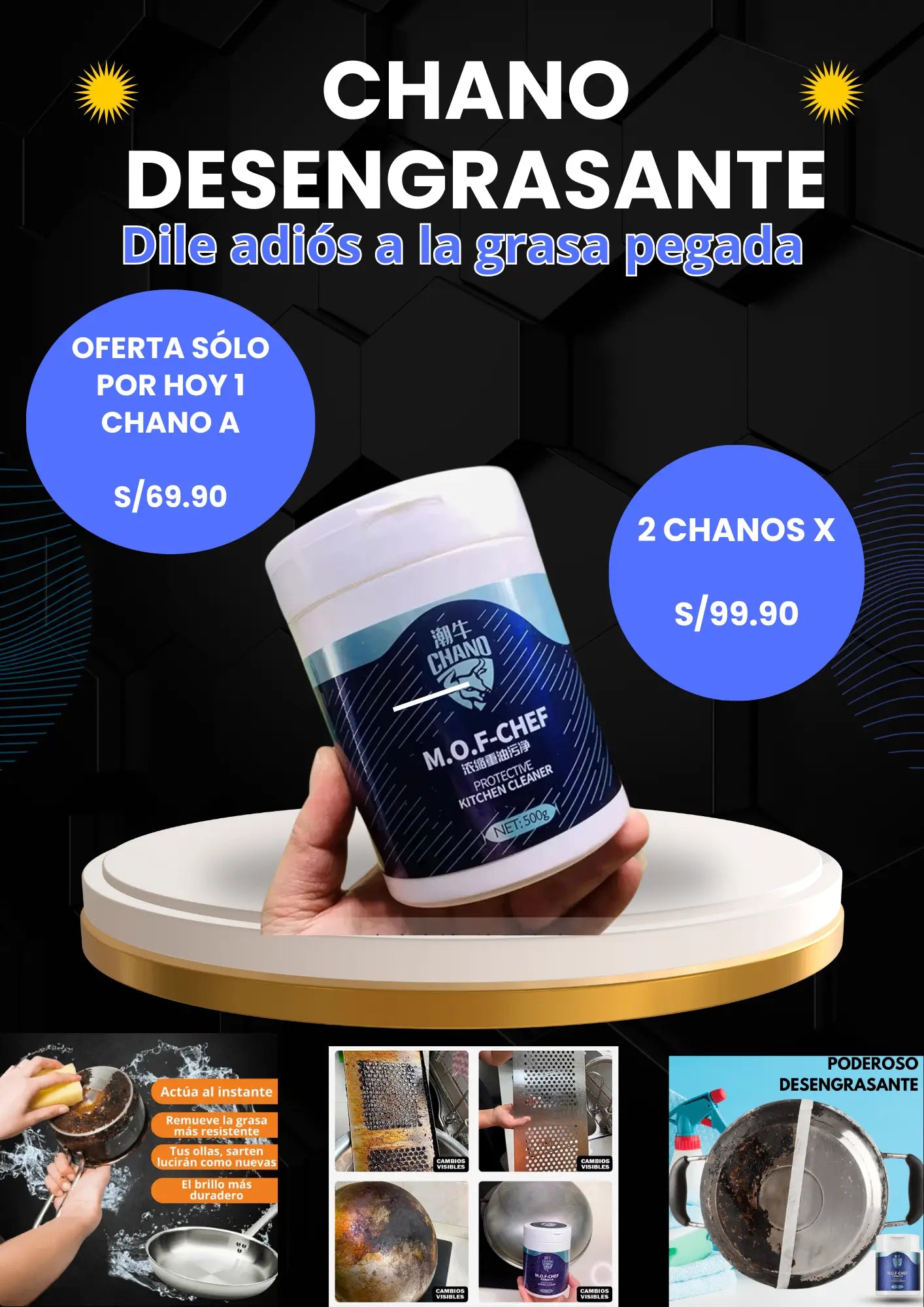 DESENGRASANTE CHANO OLLAS Y COCINA
